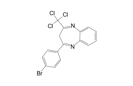 2-TRICHLOROMETHYL-4-(PARA-BROMOPHENYL)-3H-1,5-BENZODIAZEPINE