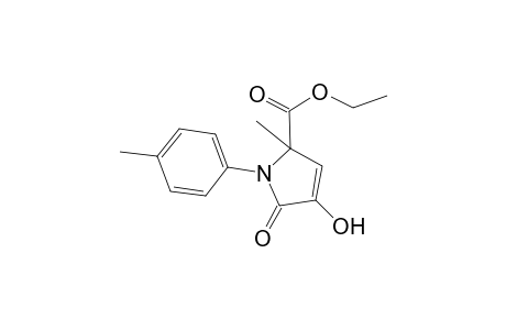 Ethyl 4-hydroxy-2-methyl-1-(4-methylphenyl)-5-oxo-2,5-dihydro-1H-pyrrole-2-carboxylate