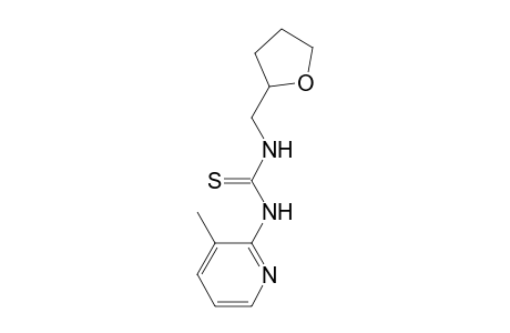 1-(3-Methyl-2-pyridinyl)-3-(2-oxolanylmethyl)thiourea