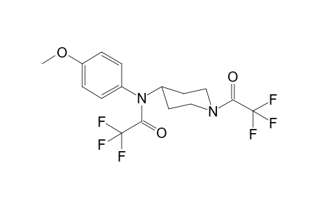 2,2,2-Trifluoro-N-(4-methoxyphenyl)-N-[1-(trifluoroacetyl)piperidin-4-yl]acetamide