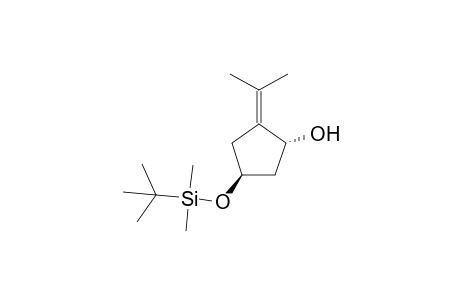 (1R*,4S*)-4-[(tert-Butyldimethylsilyl)oxy]-2-(propan-2-ylidene)cyclopentan-1-ol