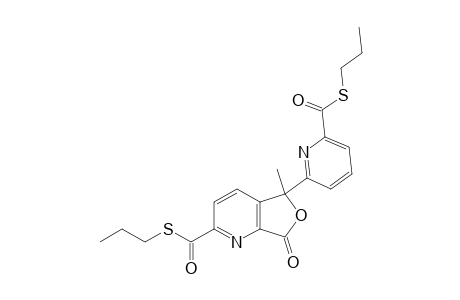S-PROPYL_5-METHYL-7-OXO-5-[5-(PROPYLSULFANYLCARBONYL)-PYRIDIN-2-YL]-5,7-DIHYDROFURO-[3.4-B]-PYRIDINE-2-CARBOTHIOATE