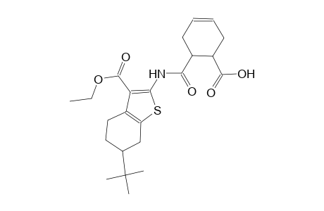 6-({[6-tert-butyl-3-(ethoxycarbonyl)-4,5,6,7-tetrahydro-1-benzothien-2-yl]amino}carbonyl)-3-cyclohexene-1-carboxylic acid