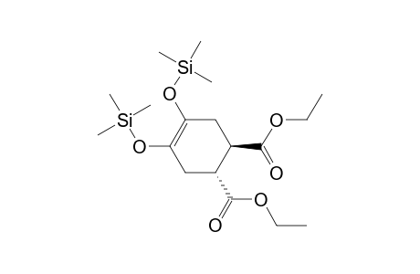 (1R,2R)-4,5-bis(trimethylsilyloxy)cyclohex-4-ene-1,2-dicarboxylic acid diethyl ester