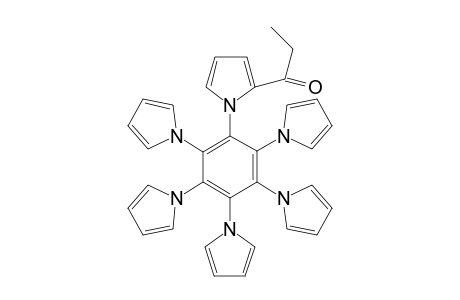 1-[1-(2,3,4,5,6-Penta(1H-pyrrol-1-yl)phenyl)-1H-pyrrol-2-yl]propan-1-one