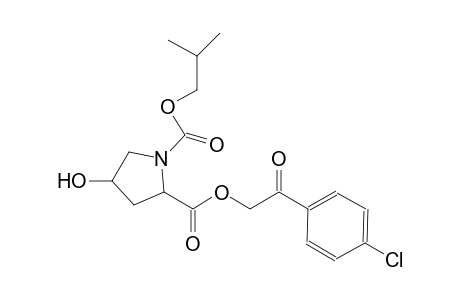 2-[2-(4-chlorophenyl)-2-oxoethyl] 1-isobutyl 4-hydroxy-1,2-pyrrolidinedicarboxylate