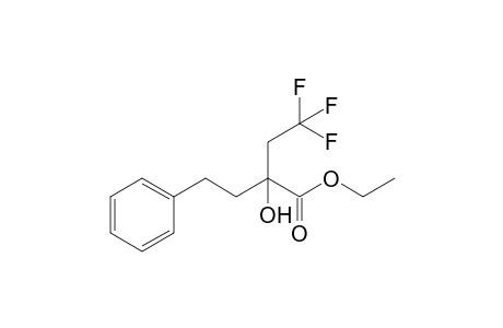 Ethyl 4,4,4-trifluoro-2-hydroxy-2-phenethylbutanoate