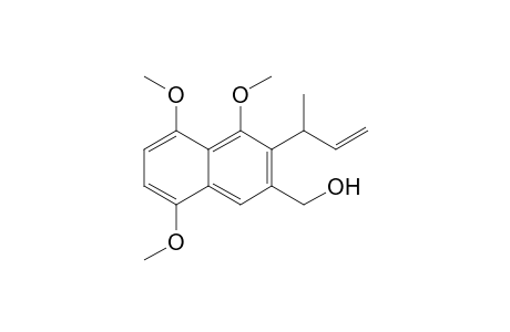 [4,5,8-Trimethoxy-3-(1-methylprop-2-enyl)-2-naphthyl]methanol