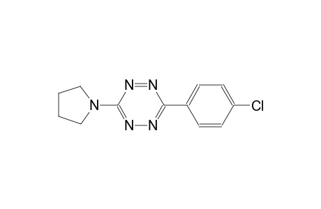3-(4-chlorophenyl)-6-(1-pyrrolidinyl)-1,2,4,5-tetraazine
