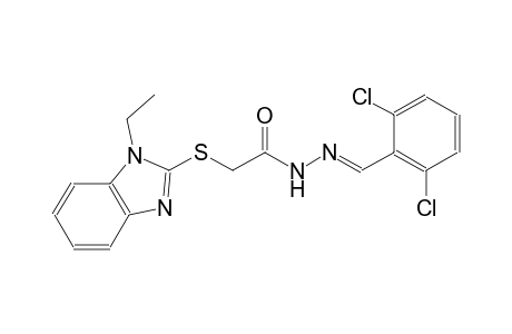 acetic acid, [(1-ethyl-1H-benzimidazol-2-yl)thio]-, 2-[(E)-(2,6-dichlorophenyl)methylidene]hydrazide
