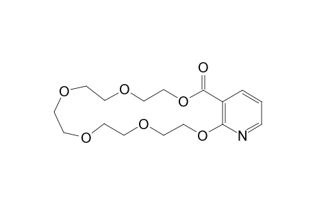 2,3,5,6,8,9,11,12,14,15-Decahydro-17H-1,4,7,10,13,16-hexaoxacyclononadecino(17,18-b)pyridin-17-one