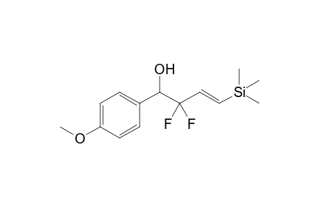 (E)-2,2-Difluoro-1-(4-methoxyphenyl)-4-trimethylsilyl-3-buten-1-ol