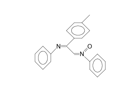 N-(B-Phenylimino-4-methyl-phenethylidene)-aniline N-oxide
