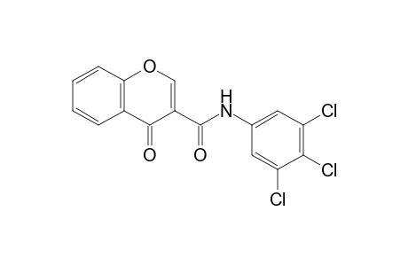 N-(3,4,5-Trichlorophenyl)-4-oxo-4H-chromene-3-carboxamide