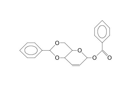 1-O-Benzoyl-4,6-O-benzylidene-2,3-dideoxy.alpha.-D-erythro-hex-2-enopyranose