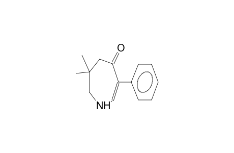 3-phenyl-6,6-dimethyl-4,5,6,7-tetrahydro-1H-azepin-4-one