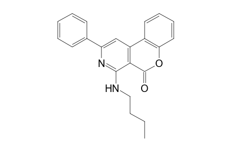 5H-[1]benzopyrano[3,4-c]pyridin-5-one, 4-(butylamino)-2-phenyl-