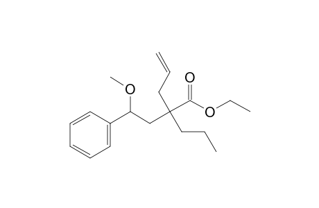 Ethyl 2-(2-methoxy-2-phenylethyl)-2-propylpent-4-enoate