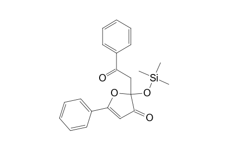 2-Phenacyl-5-phenyl-2-trimethylsilyloxy-3-furanone