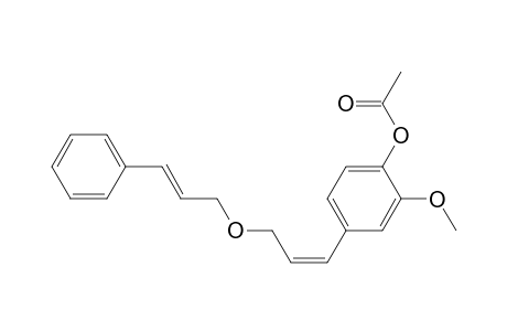 phenol, 2-methoxy-4-[3-[(3-phenyl-2-propenyl)oxy]-1-propenyl]-, acetate
