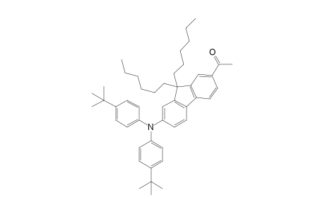 1-[7-(4-tert-butyl-N-(4-tert-butylphenyl)anilino)-9,9-dihexyl-fluoren-2-yl]ethanone