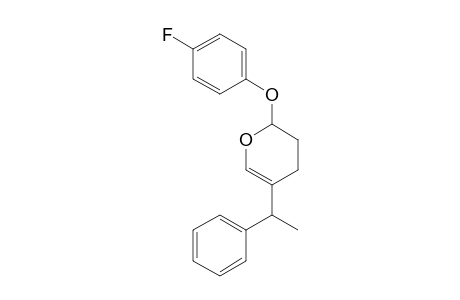2H-Pyran, 2-(4-fluorophenoxy)-3,4-dihydro-5-(1-phenylethyl)-