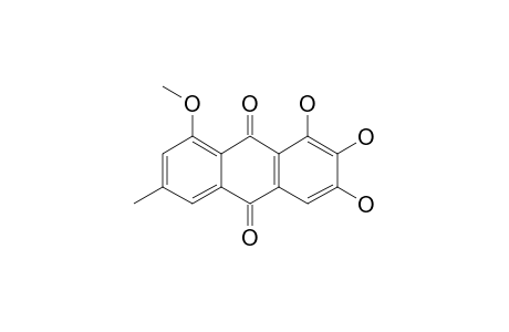 EVARIQUINONE;1,2,3-TRIHYDROXY-6-METHYL-8-METHOXYANTHRAQUINONE