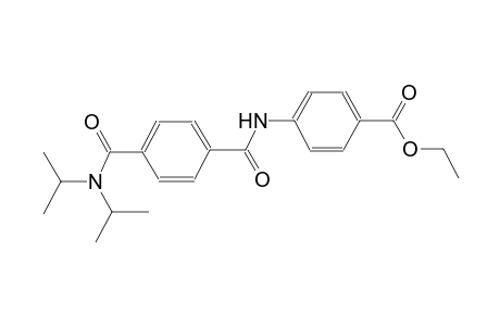 benzoic acid, 4-[[4-[[bis(1-methylethyl)amino]carbonyl]benzoyl]amino]-, ethyl ester