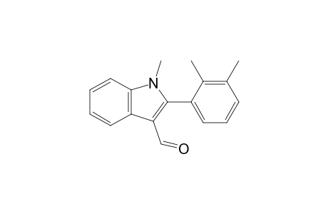 2-(2,3-dimethylphenyl)-1-methyl-3-indolecarboxaldehyde
