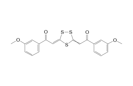 1-(3-methoxyphenyl)-2-[(5Z)-5-[2-(3-methoxyphenyl)-2-oxo-ethylidene]-1,2,4-trithiolan-3-ylidene]ethanone