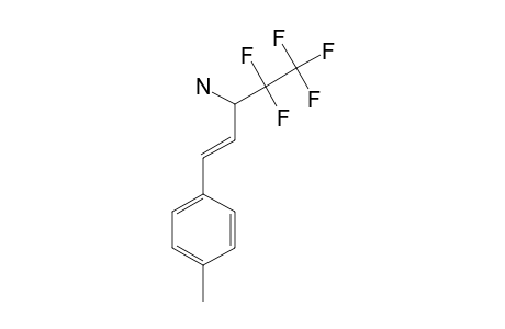 [(E)-3-(4-methylphenyl)-1-(1,1,2,2,2-pentafluoroethyl)prop-2-enyl]amine