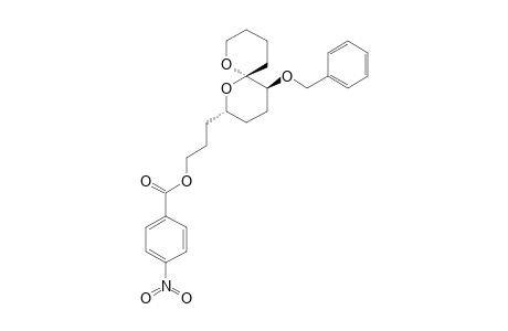(2S*,5S*,6S*)-3-(5-BENZYLOXY-1,7-DIOXASPIRO-[5.5]-UNDEC-2-YL)-PROPYL-PARANITROBENZOATE
