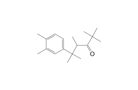 5-(3,4-dimethylphenyl)-2,2,4,5-tetramethyl-3-hexanone