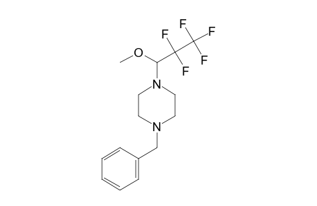 1-BENZYL-4-(2,2,3,3,3-PENTAFLUORO-1-METHOXYPROPYL)-PIPERAZINE