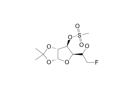 6-DEOXY-6-FLUORO-1,2-0-ISOPROPYLIDENE-3-0-MESYL-ALPHA-D-GLUCOFURANOSE
