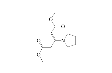 Dimethyl ester of 3-(N-pyrrolidinyl)-glutaconic acid