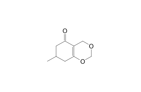 7-methyl-4,6,7,8-tetrahydro-1,3-benzodioxin-5-one