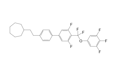 2-[4-[4-[difluoro-(3,4,5-trifluorophenoxy)methyl]-3,5-difluoro-phenyl]phenyl]ethylcycloheptane