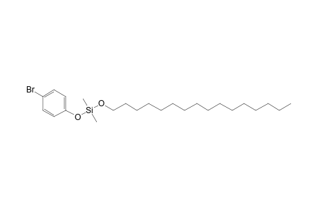 Silane, dimethyl(4-bromophenoxy)hexadecyloxy-