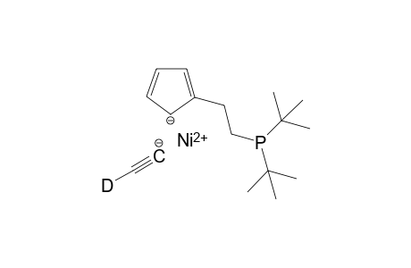 {[2-(Di-tert-butylphosphanyl)ethyl]cyclopentadienyl}(2-deuterioethynyl)nickel(II)
