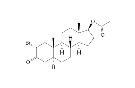 5α-Androstan-2α-bromo-17β-ol-3-one acetate