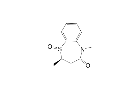 trans-(R)-2,3,4,5-Tetrahydro-2,5-dimethyl-4-oxo-1,5-benzothiazepin-1-oxide