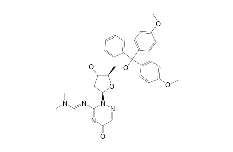 2-[2-DEOXY-5-O-(4,4'-DIMETHOXYTRITYL)-BETA-D-ERYTHRO-PENTOFURANOSYL]-3-[(N,N-DIMETHYLAMINO)-METHYLIDENE]-AMINO-1,2,4-TRIAZIN-5-(2H)-ONE
