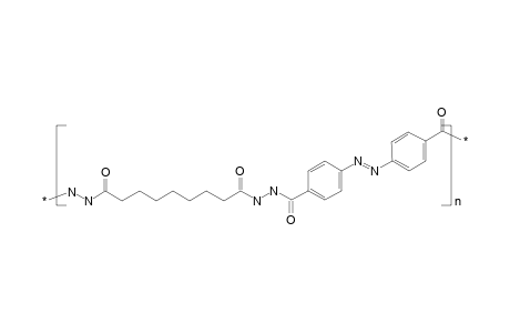 Poly(4,4'-azodibenzene azelaic hydrazide)