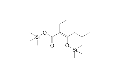 (Z)-2-ethyl-3-trimethylsilyloxy-2-hexenoic acid trimethylsilyl ester