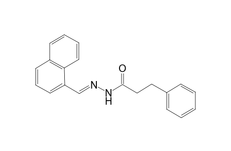 3-Phenyl-propionic acid naphthalen-1-ylmethylene-hydrazide