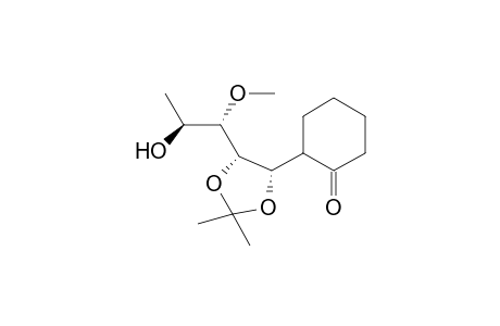 (1R,1'R/S)-5-Deoxy-1,2-O-isopropylidene-3-O-methyl-1-(2'-oxo-1'-cyclohexyl)-1-arabinitol