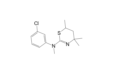N-(3-Chlorophenyl)-N,4,4,6-tetramethyl-5,6-dihydro-4H-1,3-thiazin-2-amine