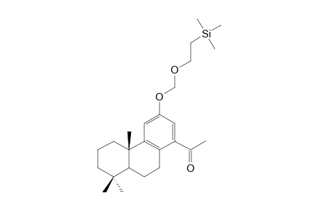 14-acetyl-12[2'-(trimethylsilyl)ethoxymethoxy]podocarpa-8,11,13-triene