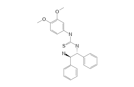 1-[(1R,2R)-2-amino-1,2-di(phenyl)ethyl]-3-(3,4-dimethoxyphenyl)thiourea